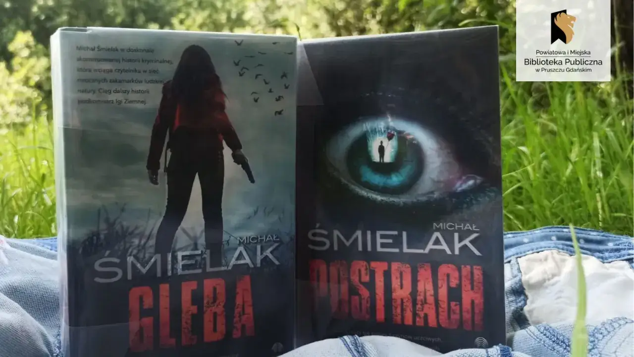 Dwie okładki książek Michała Smielaka: 