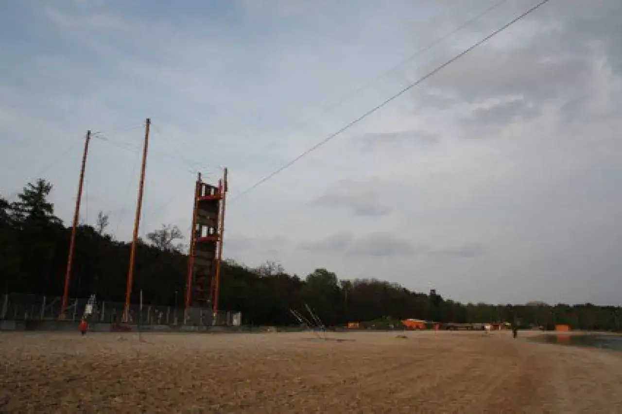Park Linowy GEPard Ostrów Wielkopolski Piaski-Szczygliczka widok ogólny