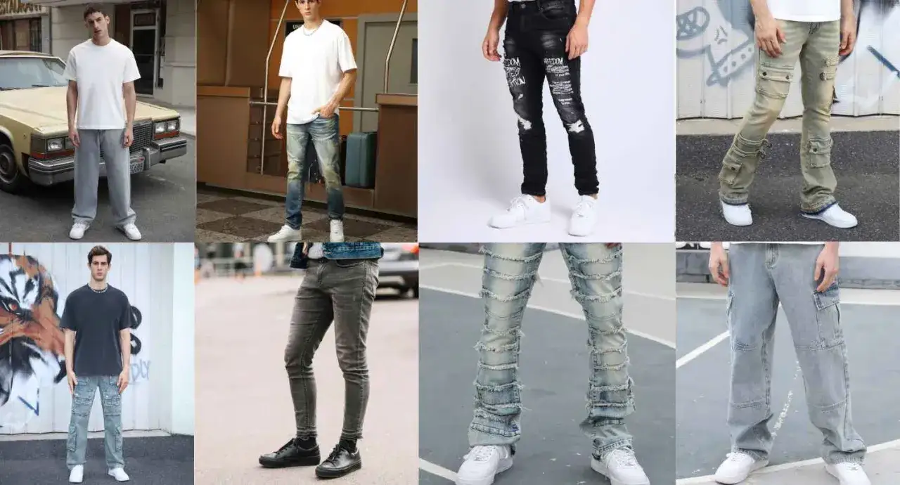 Modelli di jeans con vestibilità rilassata, skinny e cargo. Il jeans relaxed fit significato è comfort e stile.