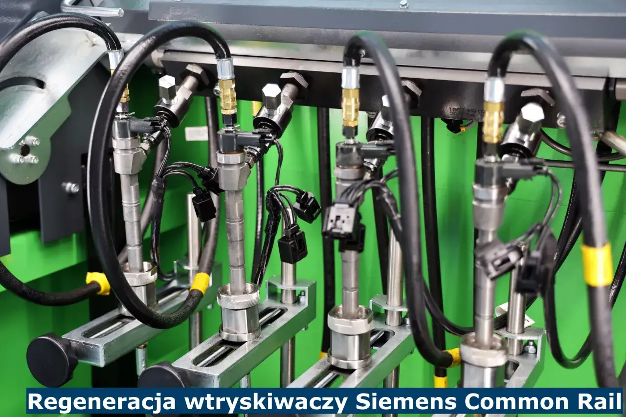 Cewka wtryskiwacza Siemens Common Rail na stanowisku regeneracyjnym.