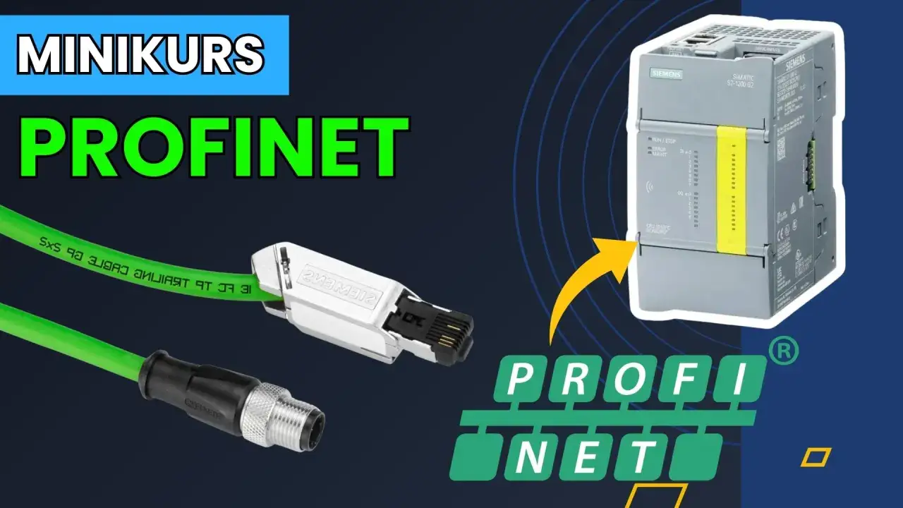 Mini-kurs o PROFINET od Siemens. Zielony kabel i moduł SIMATIC S7-1200.