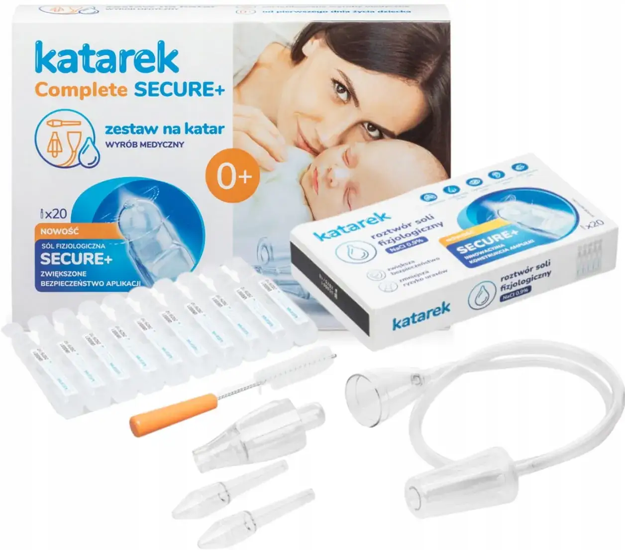 produkty na katar dla niemowląt aspirator s&oacute;l fizjologiczna