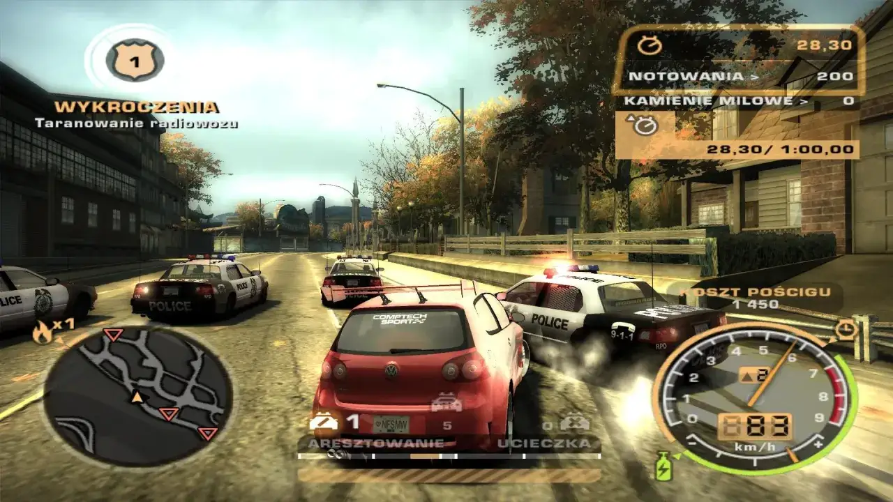 Pościg policyjny w Need for Speed Most Wanted. Jak pobrać grę, by poczuć adrenalinę ucieczki przed stróżami prawa.