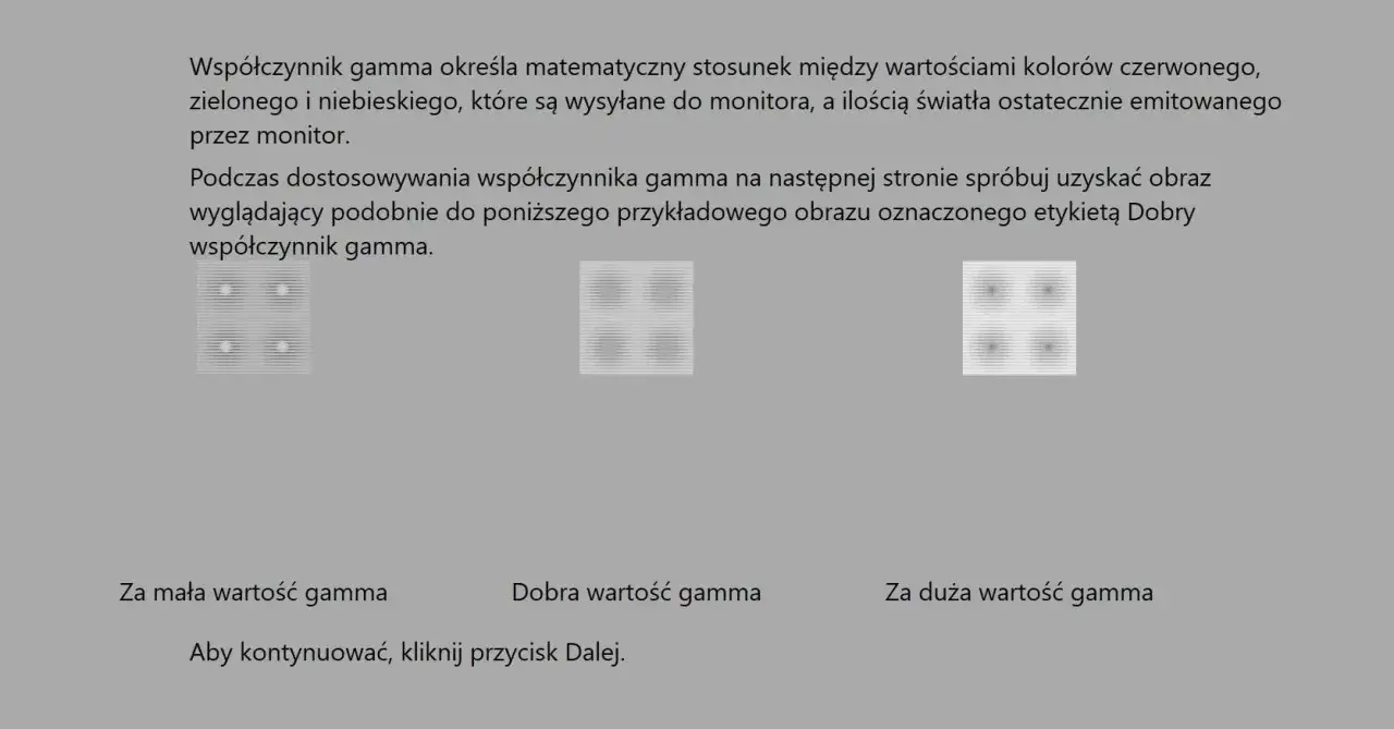 monitor przed i po kalibracji porównanie
