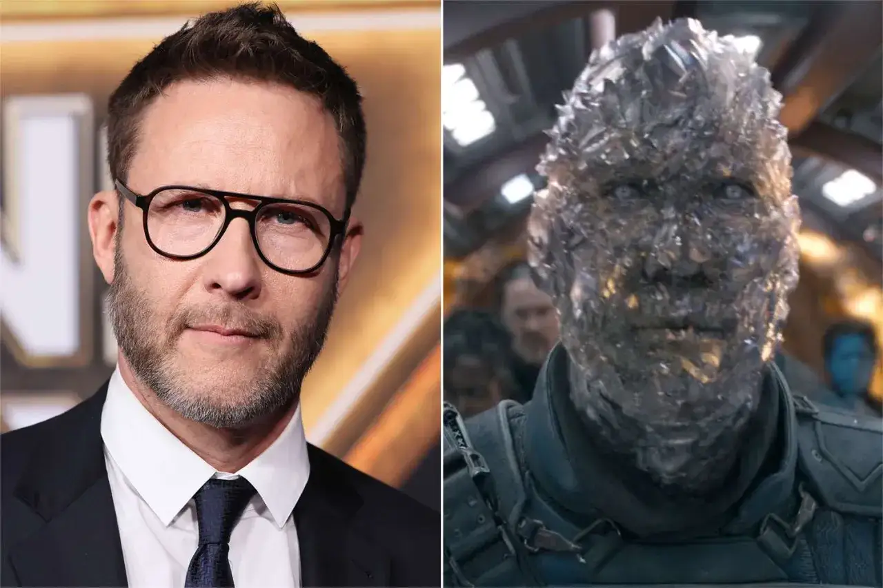 Michael Rosenbaum, le visage de Martinex, un gardien de la galaxie aux allures cristallines.