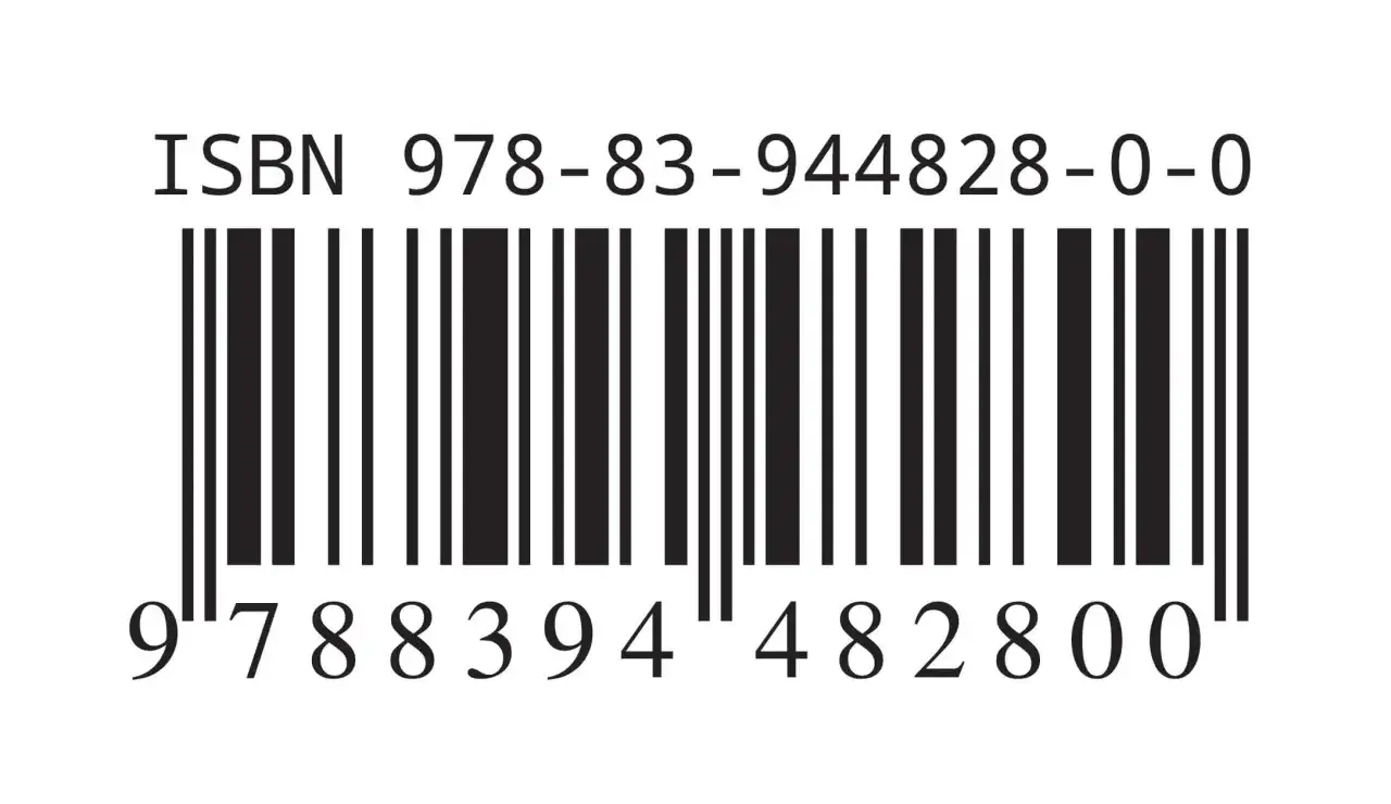 Kod kreskowy z numerem ISBN 978-83-944828-0-0. To unikalny identyfikator książki, który ułatwia jej wyszukiwanie i sprzedaż.