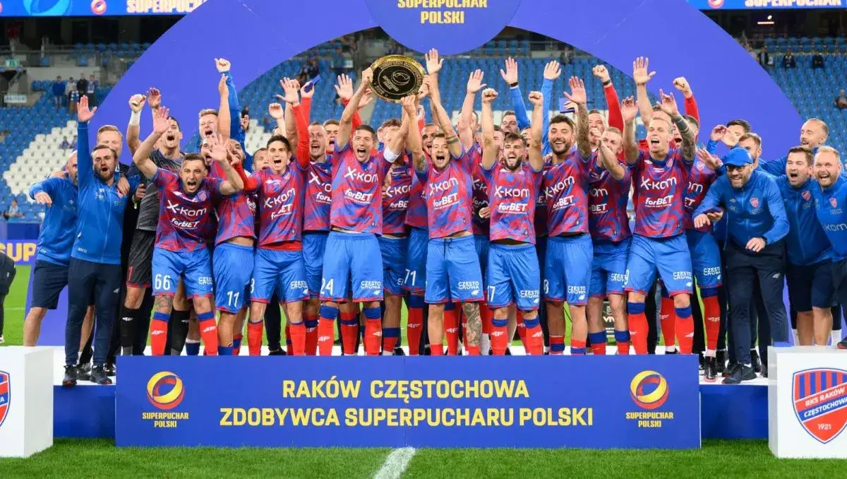Raków Częstochowa trofea mistrzostwo puchar superpuchar