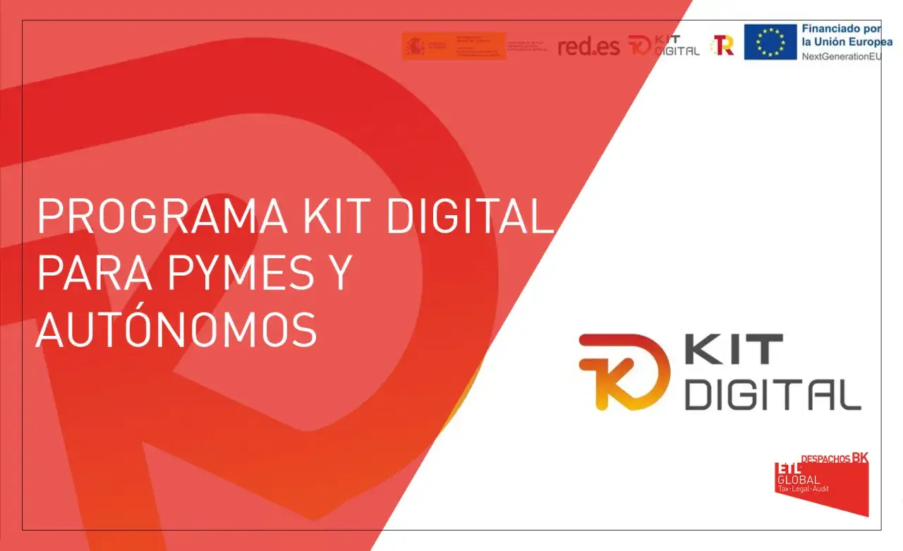 Programa Kit Digital para pymes y autónomos. Incluye soluciones de hardware y software para la transformación digital.