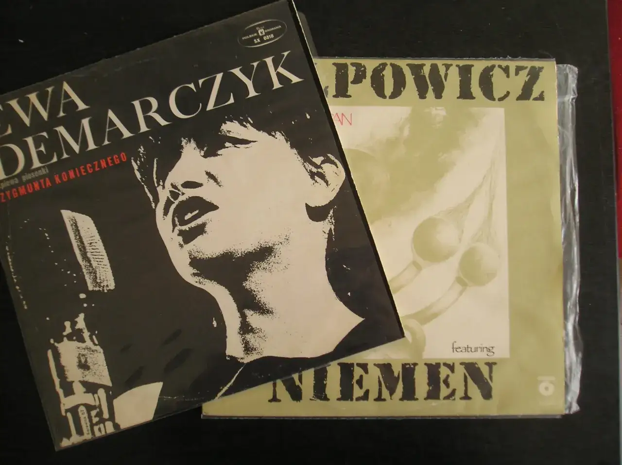 okładki płyt winylowych lata 60
