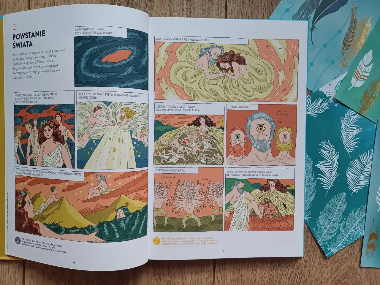 Starożytna Grecja: o czym można zrobić komiks. Od Chaosu do narodzin bogów i potworów, historia świata w obrazkach.