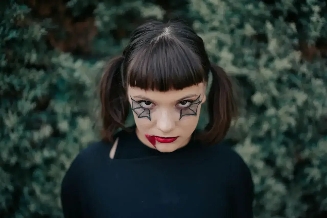 Einfaches Halloween Make-up Anfänger