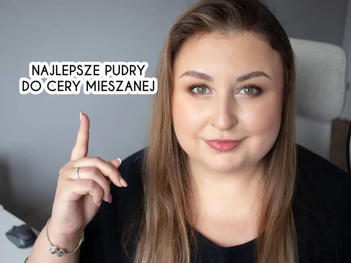 kobieta z cerą mieszaną, strefa T, suche policzki