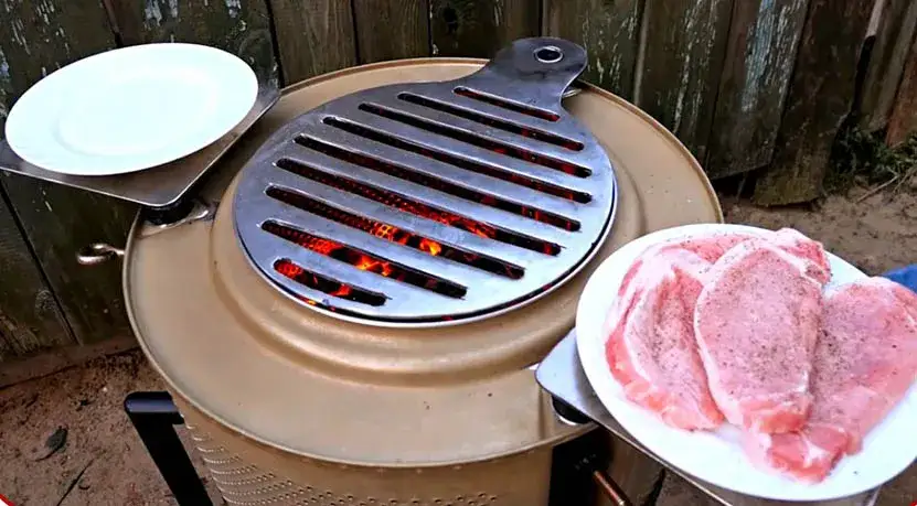grill z bębna pralki nóżki
