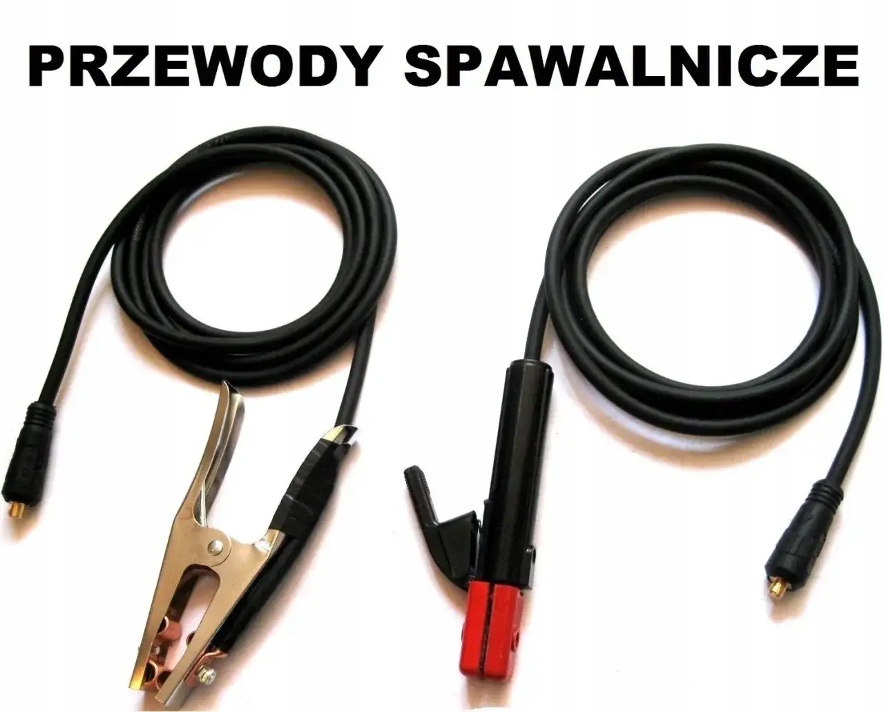 Przewody spawalnicze różne przekroje