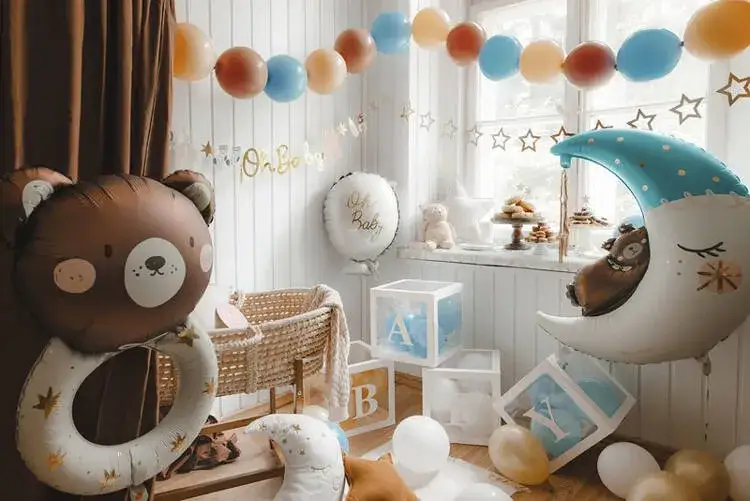 Dekoracje balonowe na roczek i baby shower