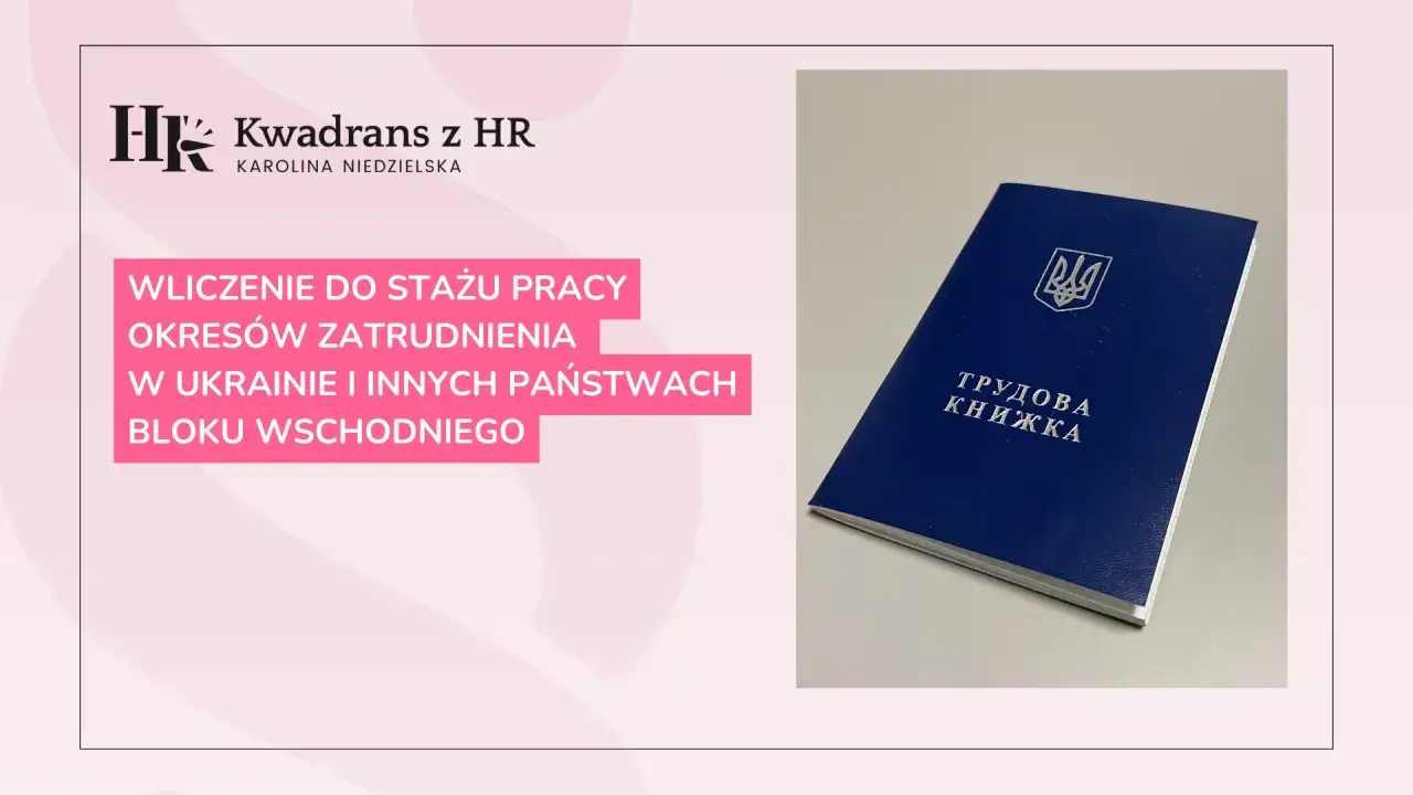 Jak udokumentować staż pracy za granicą? Na zdjęciu ukraińska książeczka pracy, symbolizująca okresy zatrudnienia w krajach bloku wschodniego.