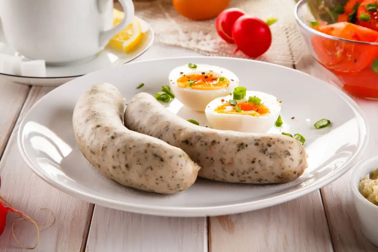 domowa biała kiełbasa składniki i sprzęt