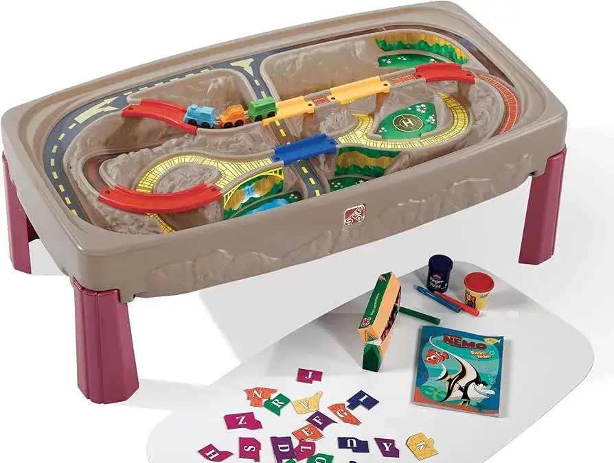 popularne kolejki górskie zabawki Step2 Spacerail KidKraft LEGO