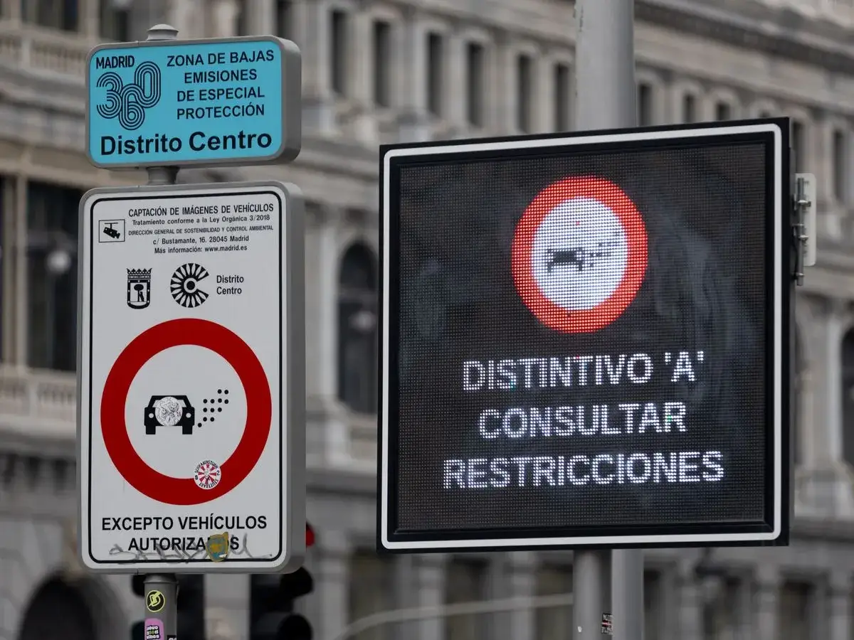 Se&ntilde;alizaci&oacute;n de tr&aacute;fico en Madrid: 