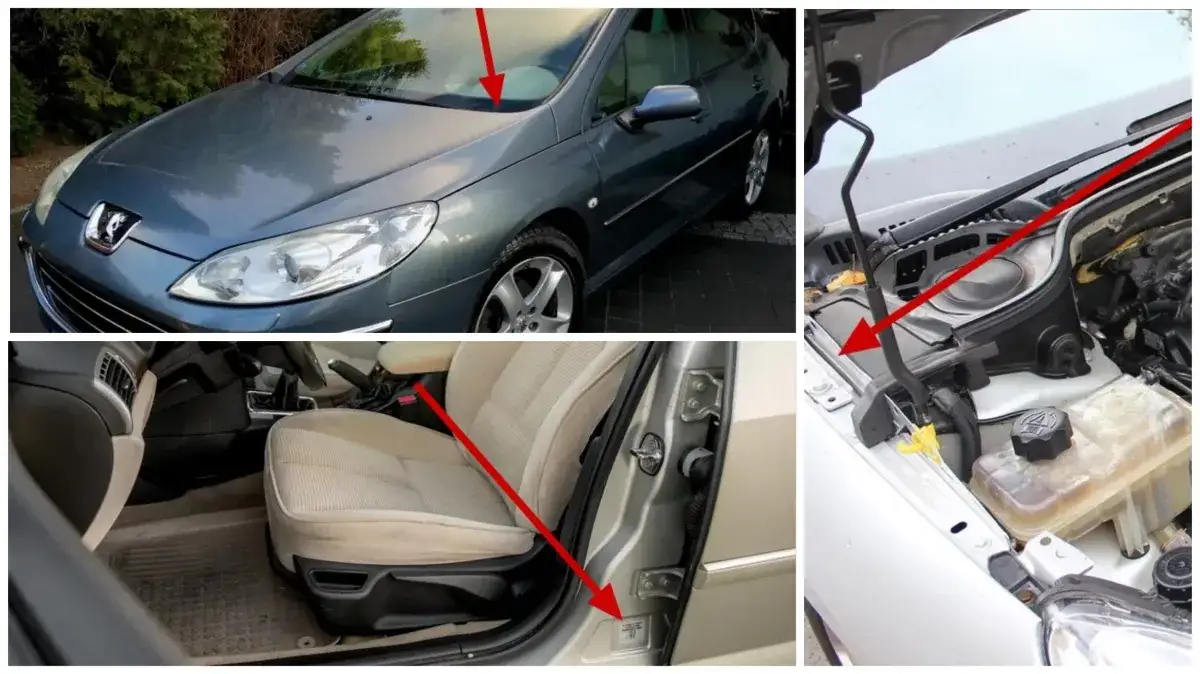 Peugeot 407 na stacji paliw