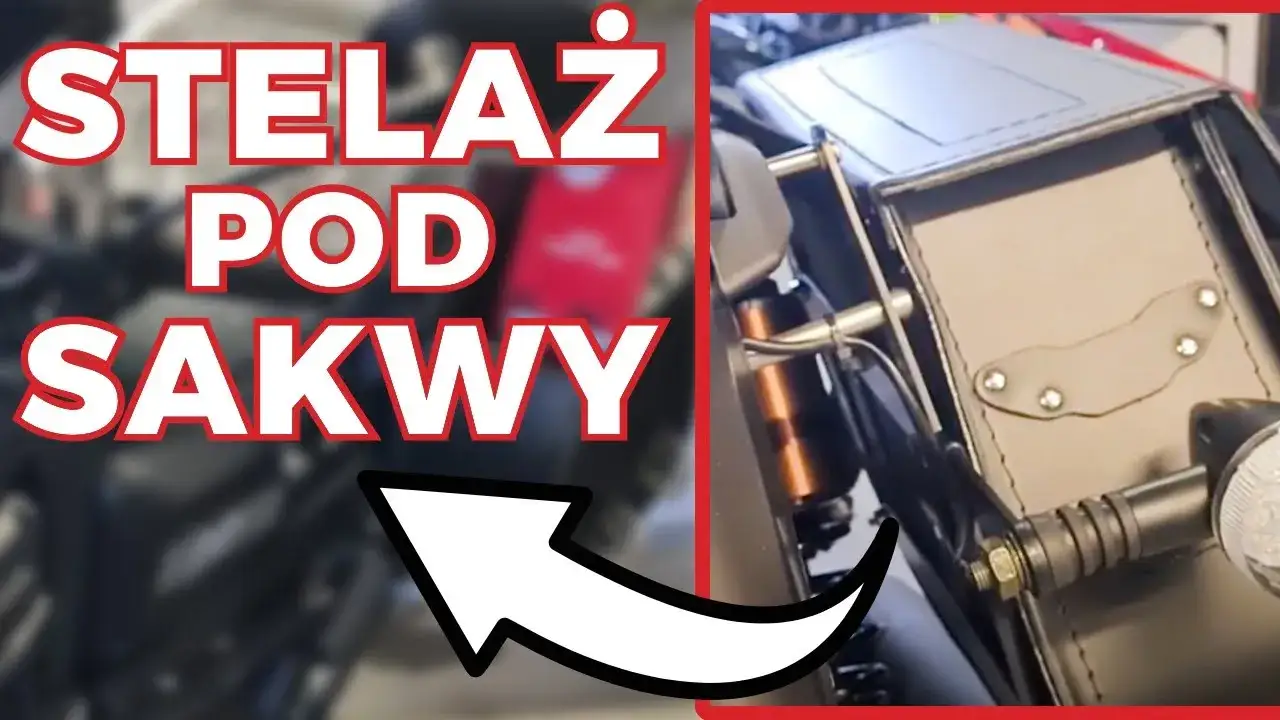 montaż stelaża pod sakwy motocyklowe