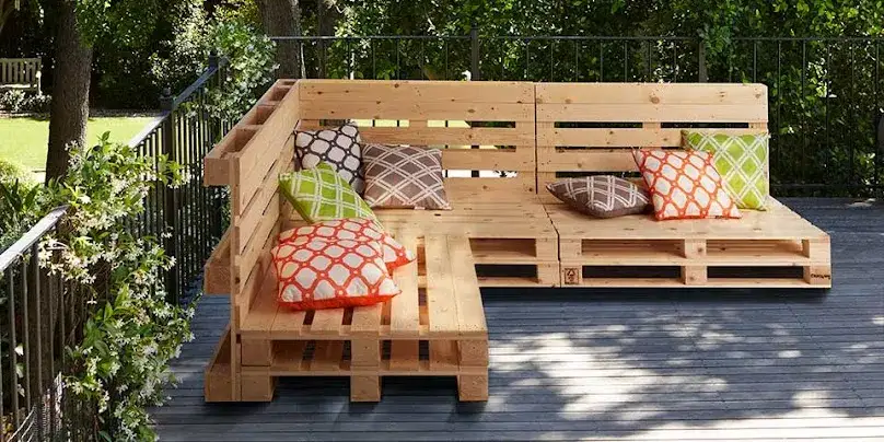 Inspiracje meble ogrodowe DIY z palet i drewna