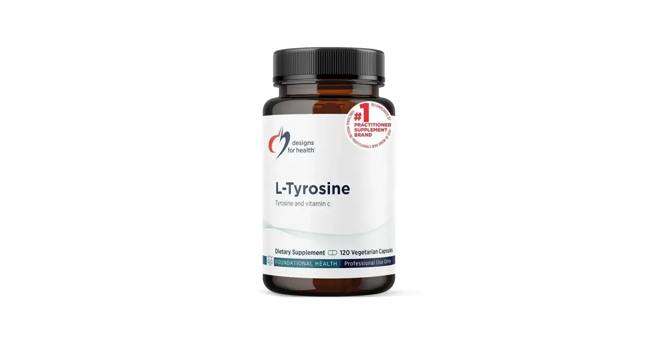 Bouteille de L-Tyrosine, un supplément alimentaire. Découvrez les l tyrosine bienfaits pour votre bien-être.
