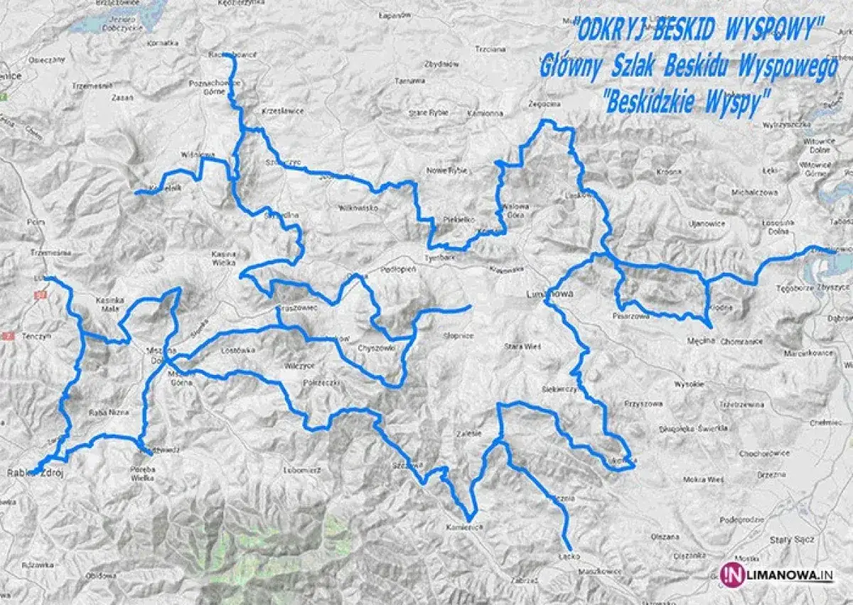 Mapa szlaku 