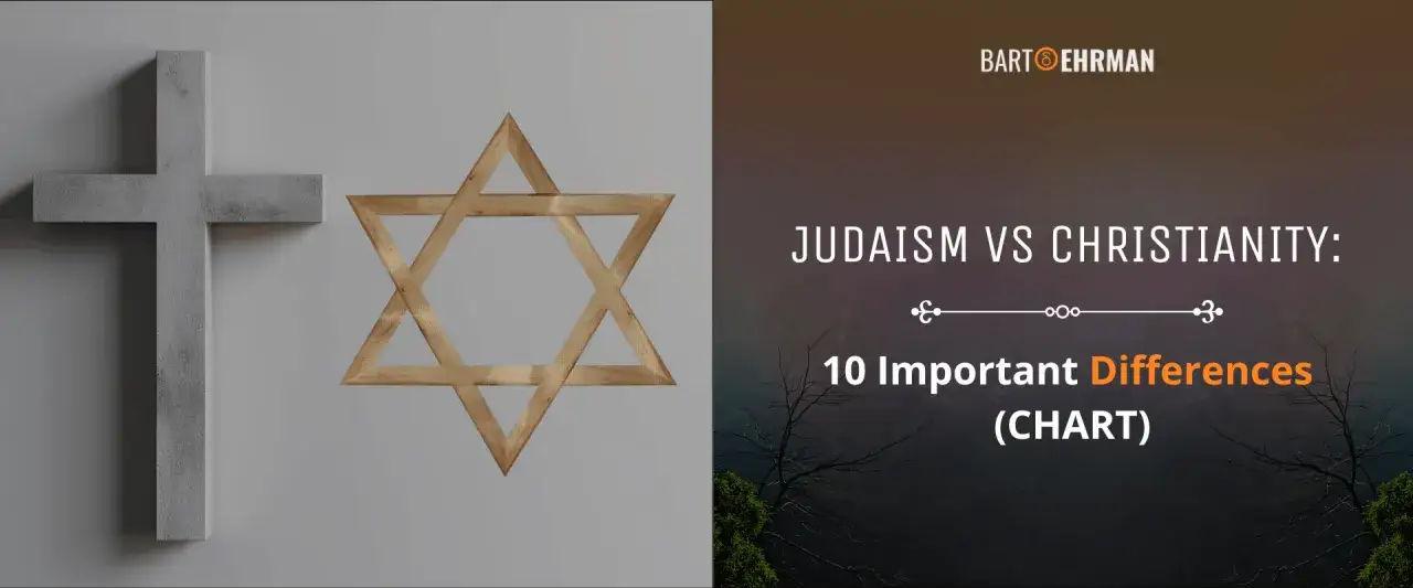 Krzyż i Gwiazda Dawida symbolizują judaizm i chrześcijaństwo. Czy Jezus był mesjaszem? Porównanie 10 różnic.