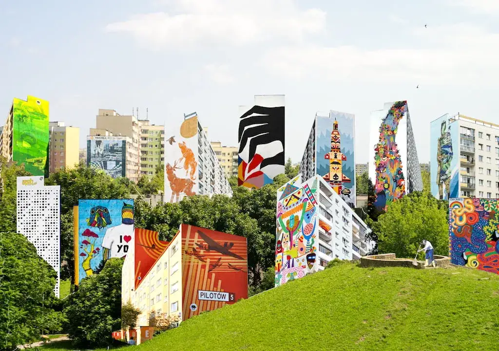 Murale Zaspa Gdańsk