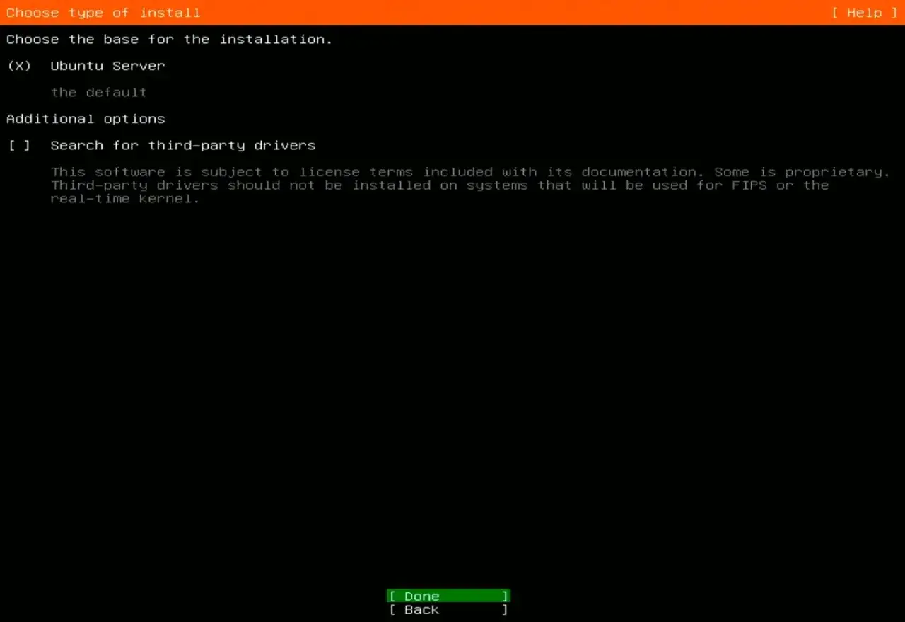 instalator ubuntu typ instalacji