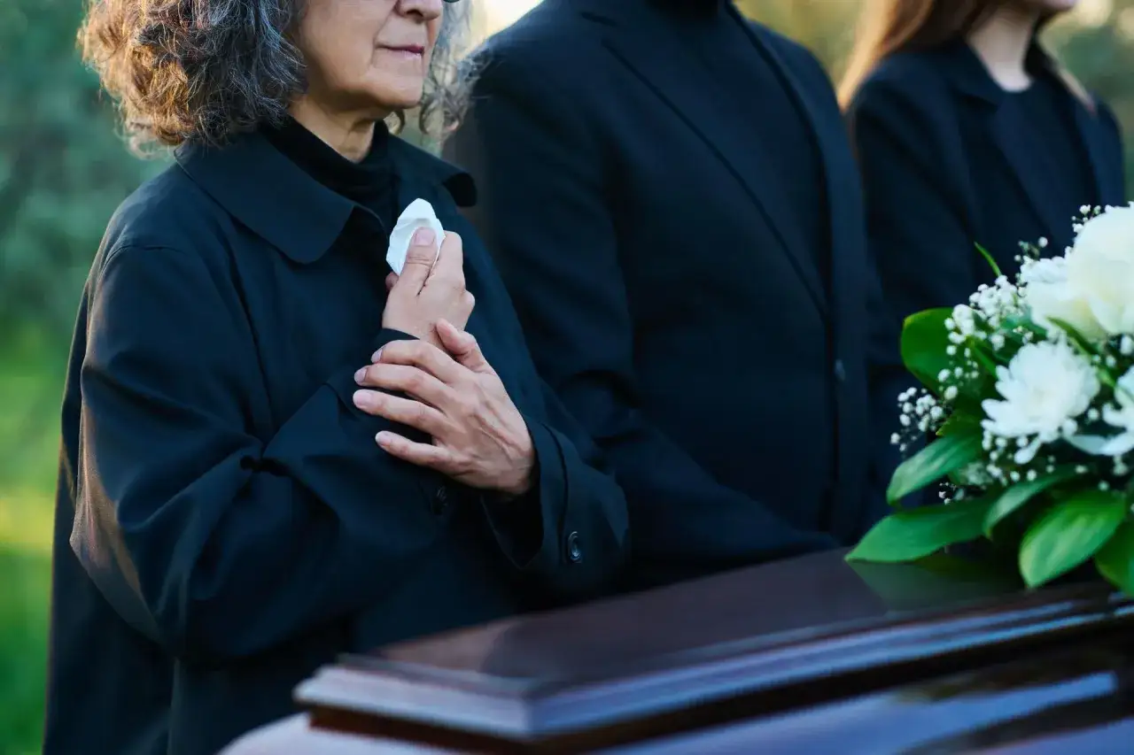 osoba w żałobie