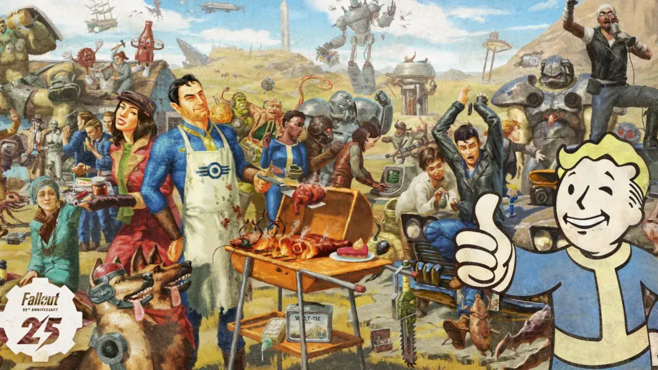 Una barbacoa post-apocal&iacute;ptica con personajes de Fallout 4 DLC, &iexcl;todo un fest&iacute;n!