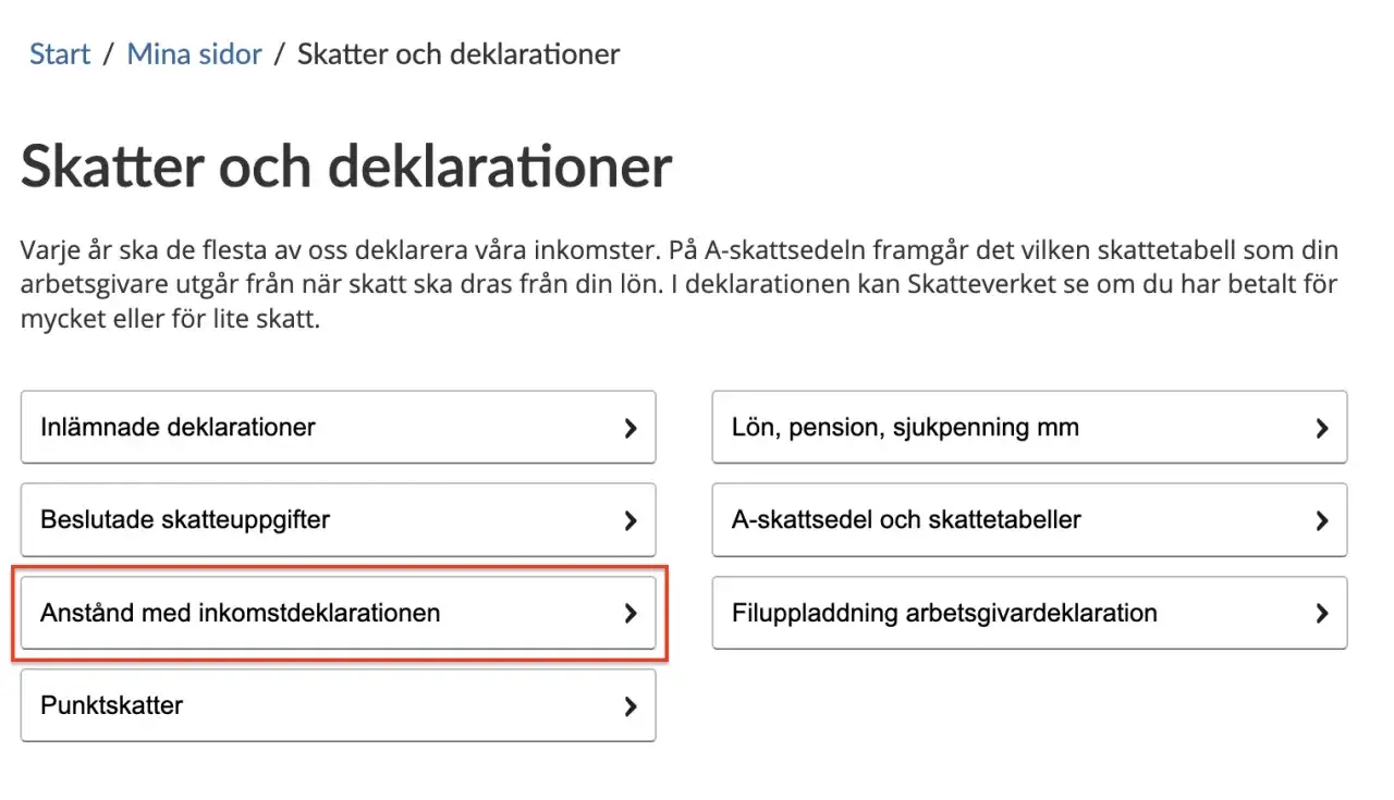 Anstånd med inkomstdeklarationen. Här kan du ansöka om att skjuta upp deklaration om du behöver mer tid.