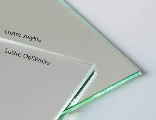 lustro Optiwhite vs lustro standardowe porównanie