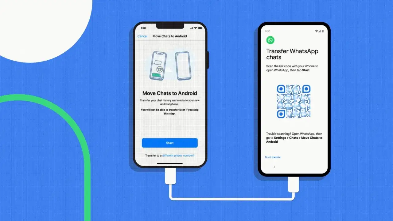 Jak przenieść dane z telefonu na telefon? Ekran iPhone'a pokazuje opcję 
