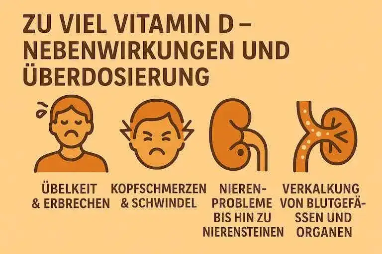 Symptome Vitamin D &Uuml;berdosierung