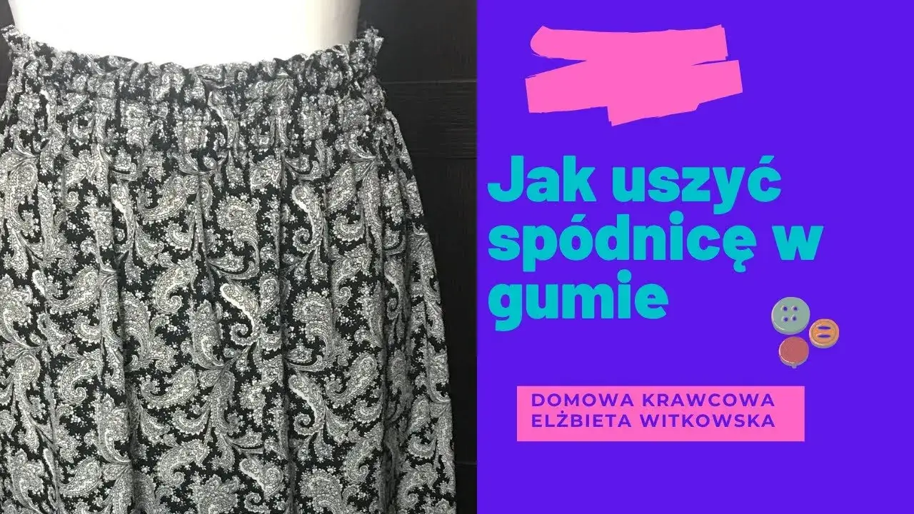 Zdjęcie Jak uszyć spódnicę rozkloszowaną na gumce - proste kroki i porady