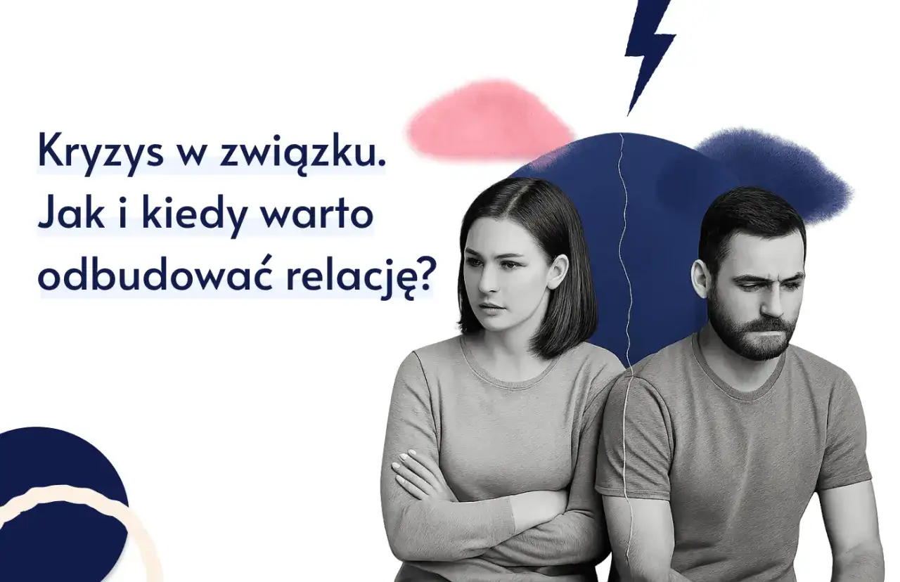 Para zamyślona, z rękami skrzyżowanymi, przeżywa kryzys w związku. Czy warto odbudować relację?
