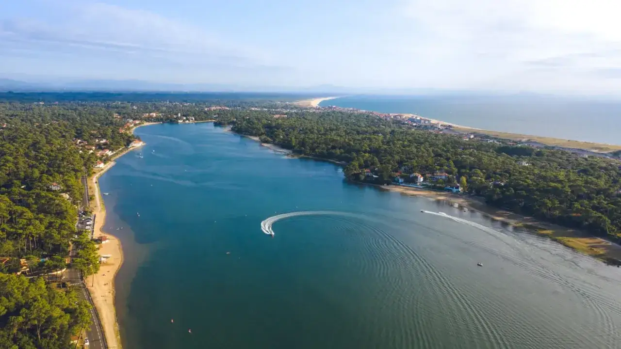 Hossegor vue aérienne ou ambiance générale