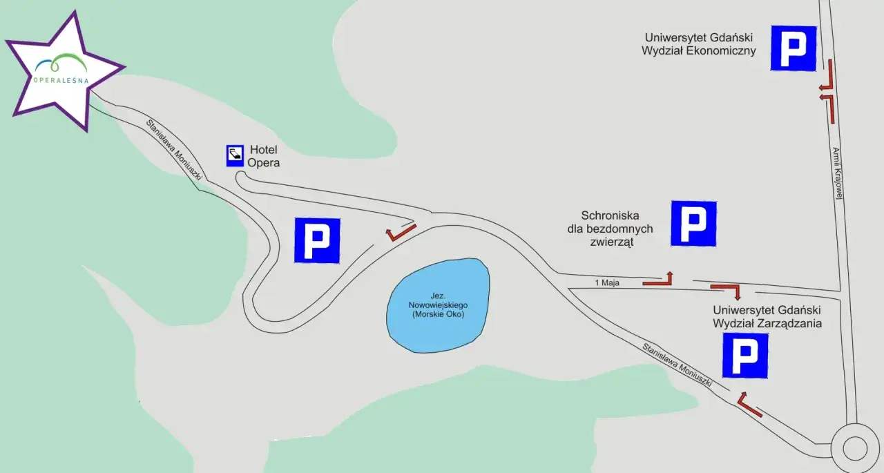 Opera Leśna Sopot parking