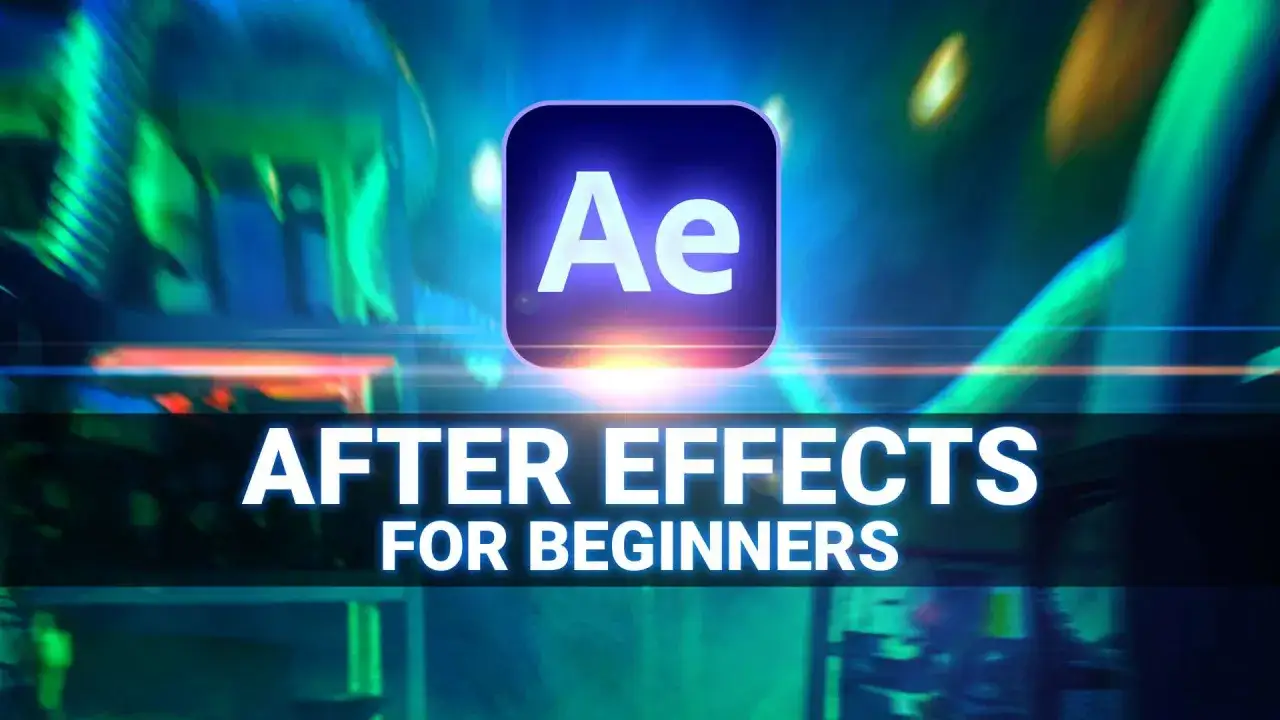 Logo After Effects e titolo