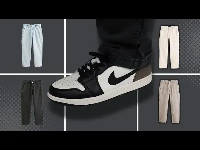 Stylizacje Jordan 1 Low z szortami i chinosami