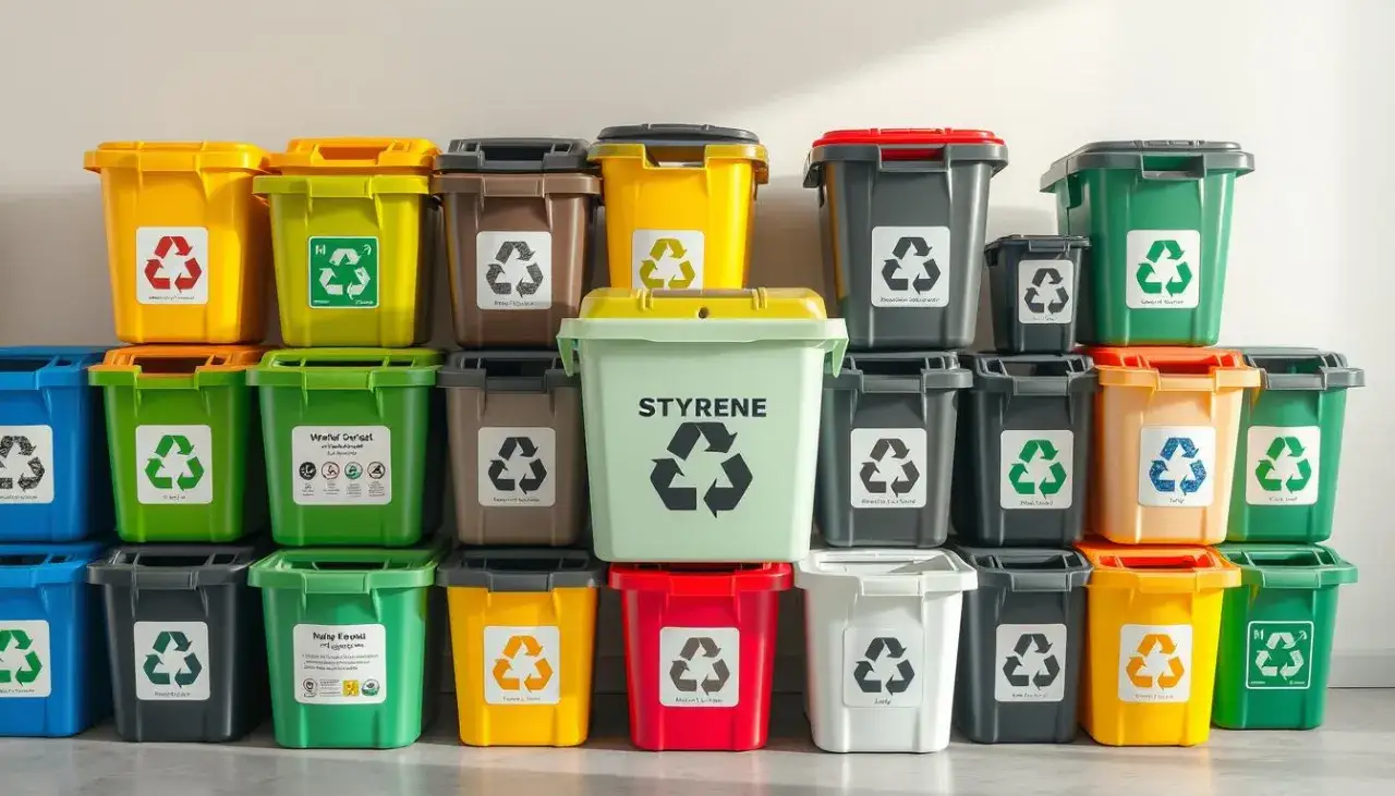 segregacja styropianu opakowaniowego ż&oacute;łty pojemnik