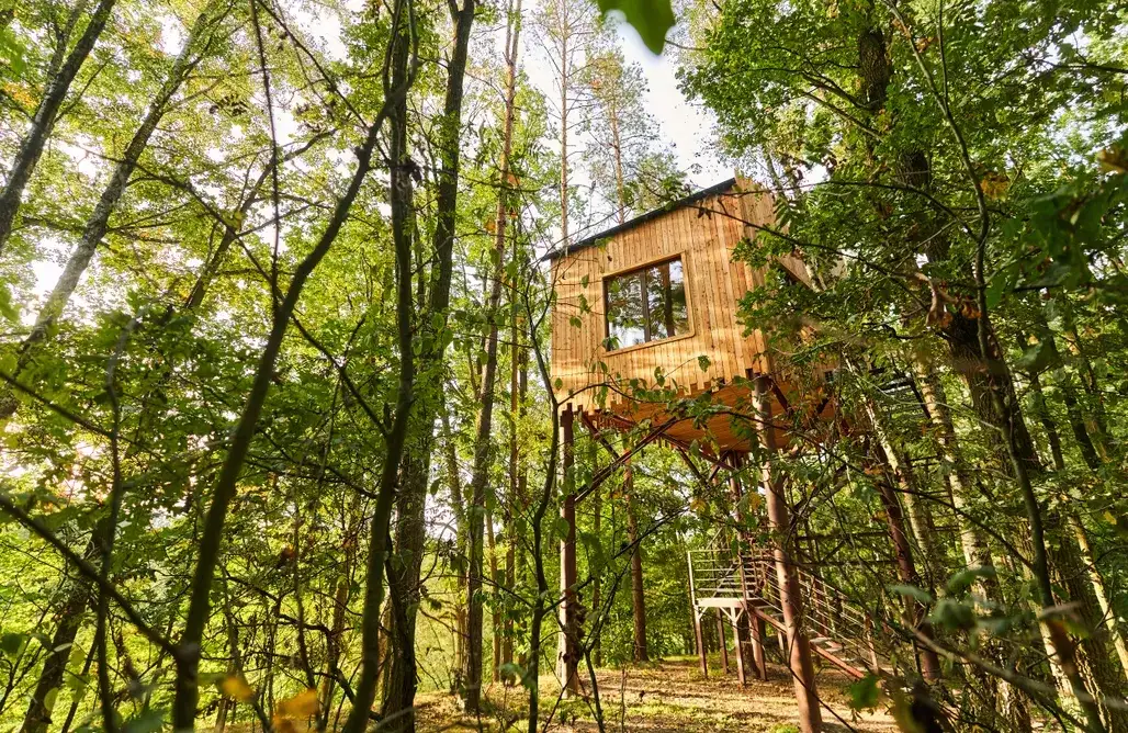 Nietypowe noclegi Bieszczady jurta domek na drzewie