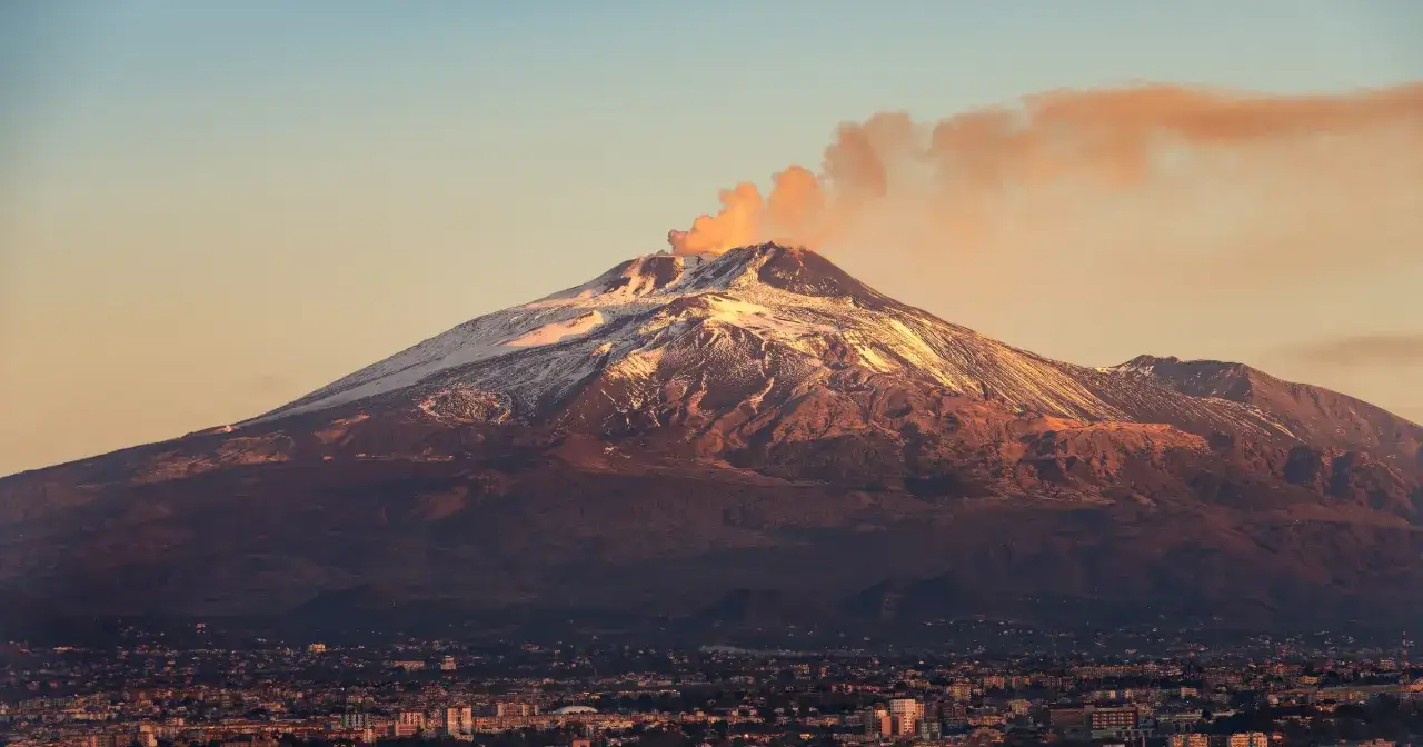 Etna wulkan Sycylia