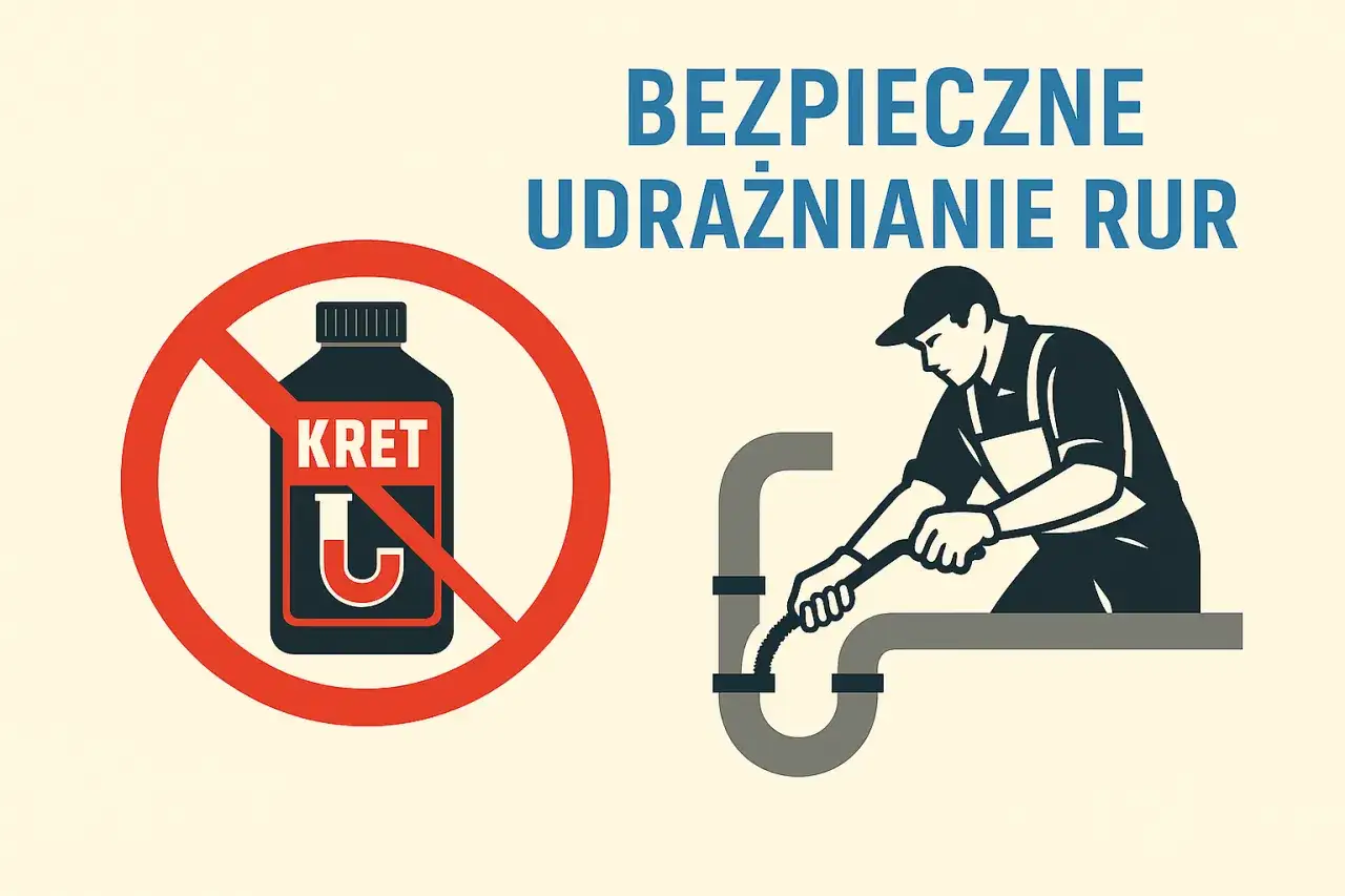 bezpieczeństwo udrażnianie rur