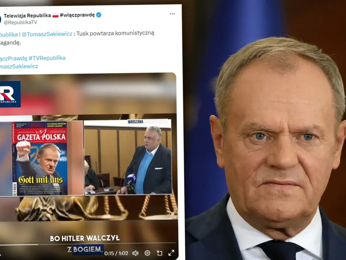 Donald Tusk, polak, na okładce