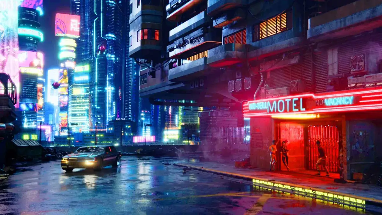 Mrok nad Tokyoramą. Neonowy motel 