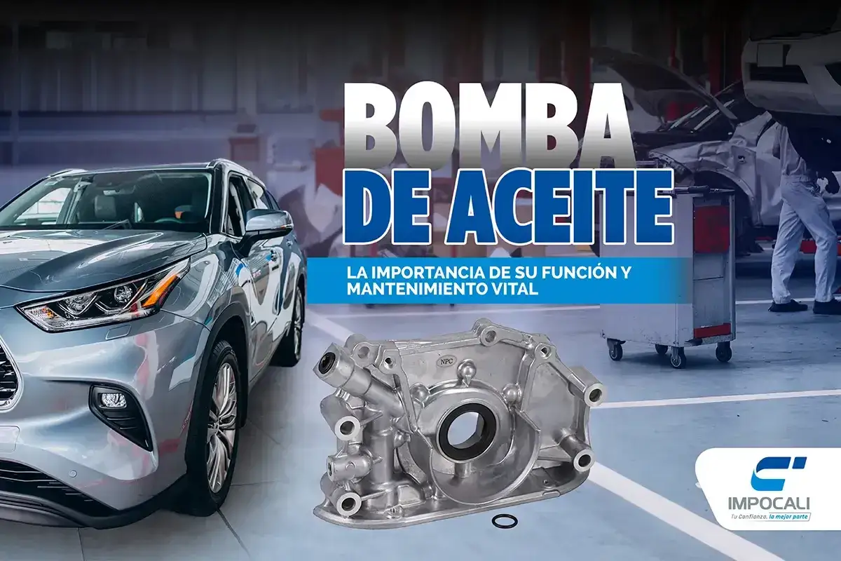 Componente metálico de bomba de aceite, esencial para el motor de un coche. Conoce los tipos de bomba de aceite y su importancia.